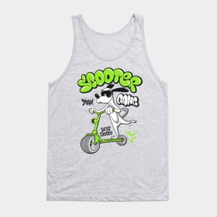 dog riding scooter Tank Top